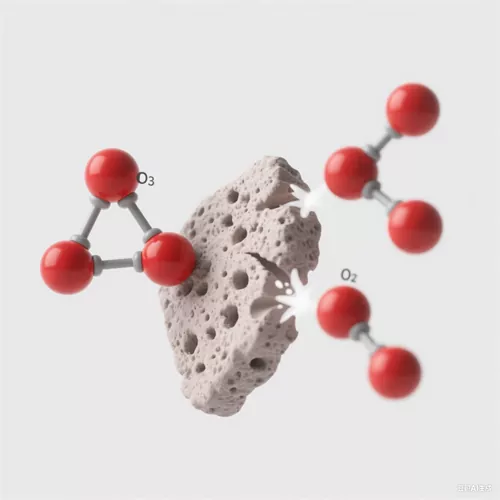 Principle of ozone catalytic decomposition